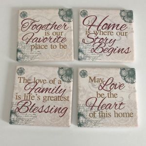 Set of 4 coasters